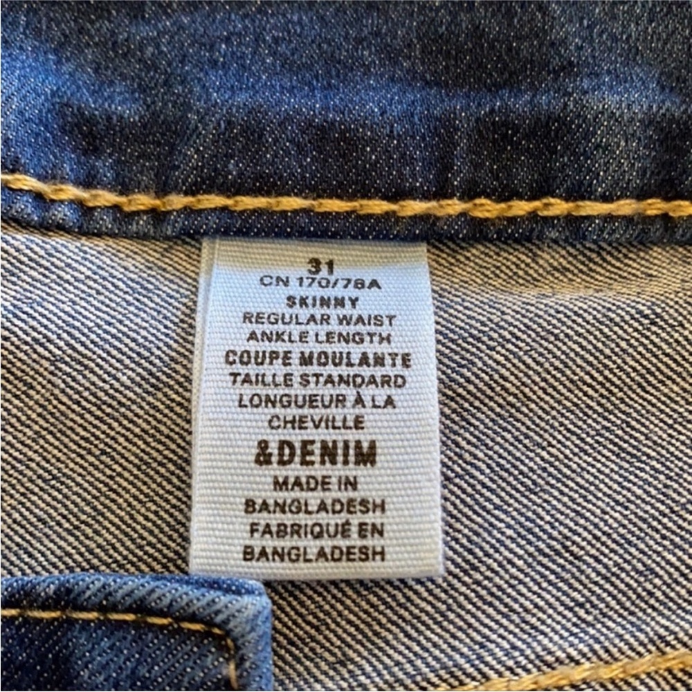 H&M skinny regular waist ankle jeans - Picture 5 of 6